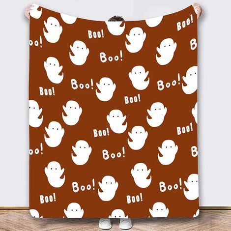 Couverture d'Halloween 100 cm x 130 cm, idéale pour les lits de fête - 45 (1/4)