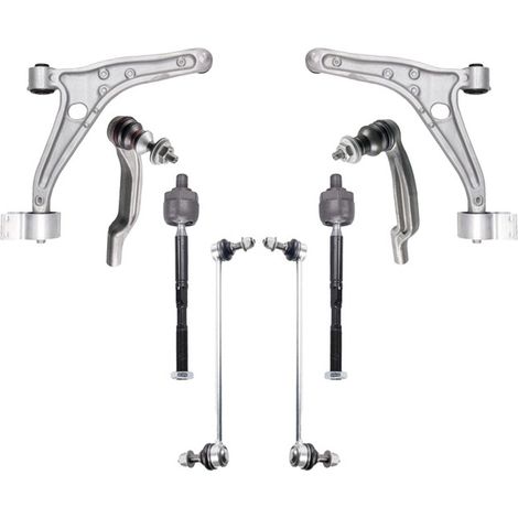 KIT BRACCIO OSCILLANTE 8 PEZZI COMPATIBILE CON MERCEDES-BENZ CLASSE B Sports Tourer (W24 / Kit Sospensione Completo OE/OEM / Bracci Oscillanti + Testine Sterzo / Sostituzione Diretta OEM