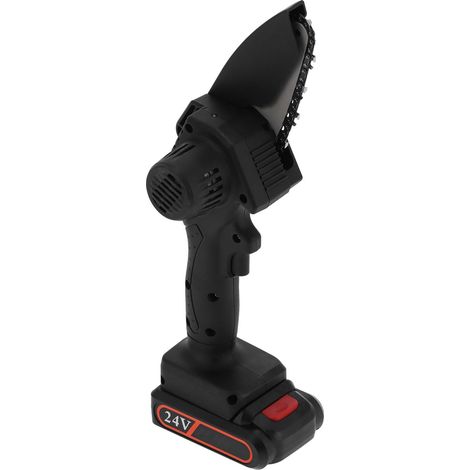 Mini Scie Électrique FYD-003 Noir, Tronçonneuse Sans Fil Lithium-ion Rechargeable, Chargeur Rapide 110-240V, Lot de 2 Batteries Incluses, Norme Américaine (1/5)