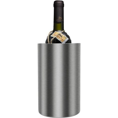Refroidisseur à vin en acier inoxydable argenté, accessoires à vin (1/5)