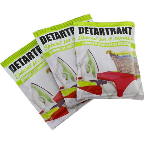 Détartrant special fer à repasser 3 sachets de 25g F01262 pour Fer à repasser