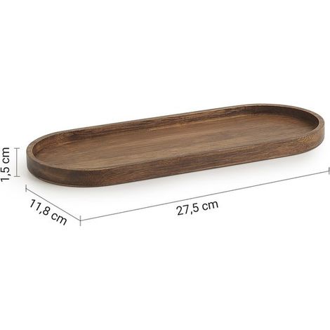 Organisateur en bambou Thea 1,5 x 27,5 x 11,8 cm (1/2)