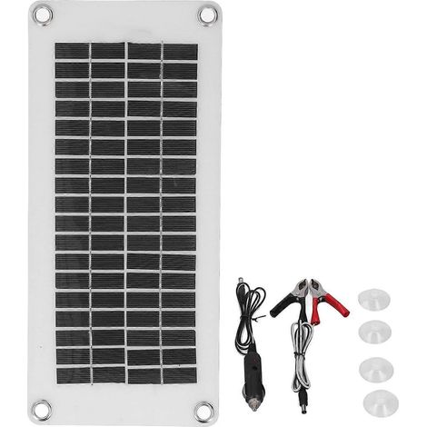 Tragbares Solar-Batterieladegerät mit integriertem intelligentem Controller, 10 W, 12 V, für Auto, Wohnmobil