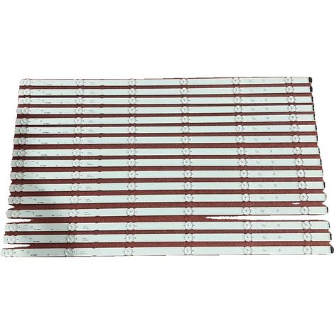 LED-Streifen, 650 mm Länge, 6 LEDs pro Streifen, anpassbar, Aluminium-Material, Kompatibilität mit verschiedenen Fernsehmodellen (1/5)