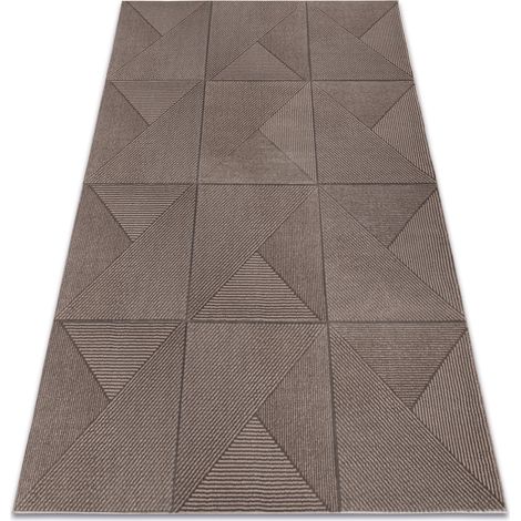 Teppich AURA J2624A beige / dunkelbeige vision - Geometrisch, strukturell, modern beige 240x330 cm (1/5)