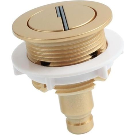 Bouton poussoir de de chasse d’eau, ABS, Gold (1/5)