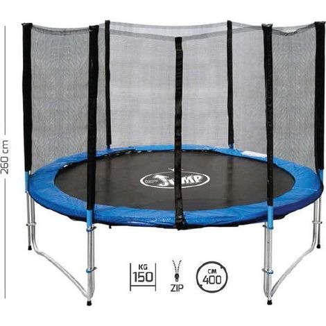 Tappeto Elastico Diametro 400 Max 150 kg Bambini Rete Sicurezza Trampolino Gioco (1/3)