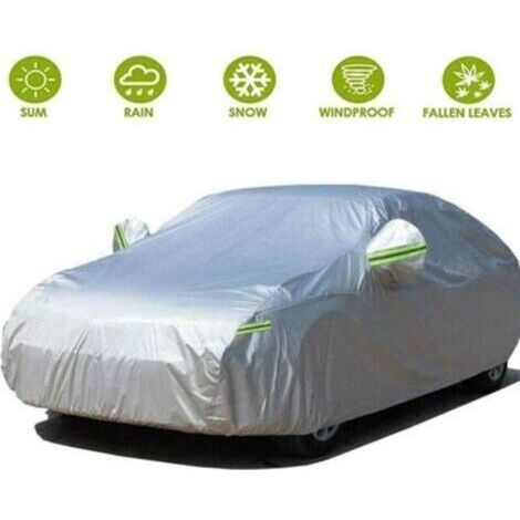 Bâche Voiture Exterieur Housse de Protection Oxford Imperméable , Ouverte Latérale, Anti UV Neige Poussière 490x180x150cm - Blanc Bâche pour voiture (1/4)
