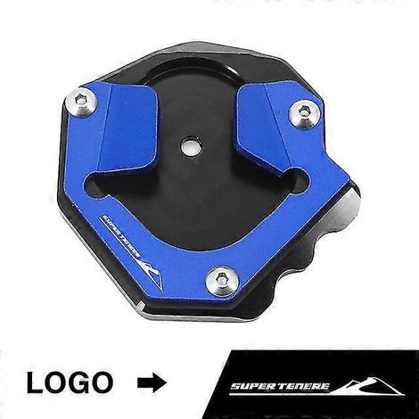 Motorradzubehör: Seitenständer-Verlängerung mit Fußstütze für Yamaha XT1200Z Super Ténéré (2014) – Blau (1/5)