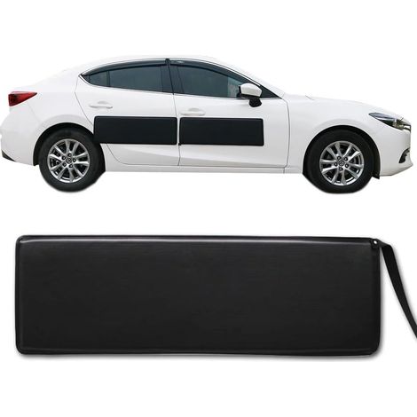 Magnetischer und abnehmbarer Autotürschutz, Autotürschutz gegen Dellen für Autotüren, kratzfest und beulensicher (84 x 29 cm) (Schwarz, 84 x 29 cm)