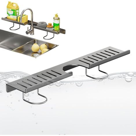 Étagère de salle bain générique , organisateur séchage pour la cuisine , robinet maison , douche , l (1/5)