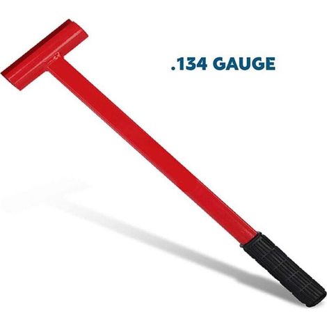 Outil de réglage de charnière de porte, clé de réglage de l'écart de charnière à long manche pour porte commerciale de calibre 134, outil de cintreuse de charnière robuste avec poignée en (1/4)