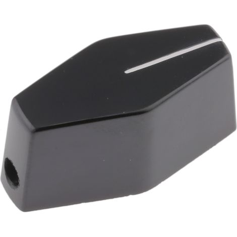 Bouton de potentiomètre RS PRO, Axe de 6.35mm, Vis sans tête (1/2)