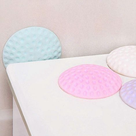 Wandschoner für Türgriffe, 10 stoßdämpfende Klebepads für Türgriffe, rosa (1/5)