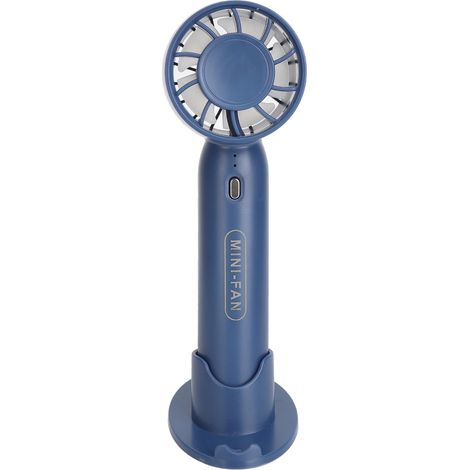 Éventail à cils sans fil rechargeable, faible bruit, portable à main, 3 vitesses réglables, sèche-cils pour extension de cils, bleu (1/5)