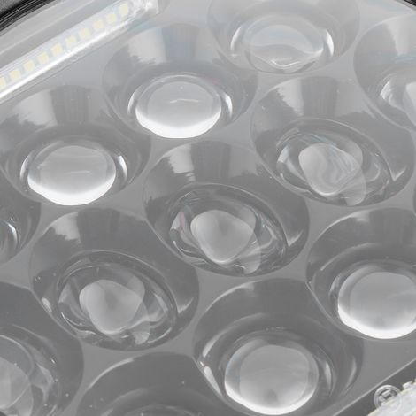 7-Zoll-75-W-LED-Scheinwerfer für Harley-Davidson, Jeep Wrangler und andere Motorräder (Umbau) (1/5)
