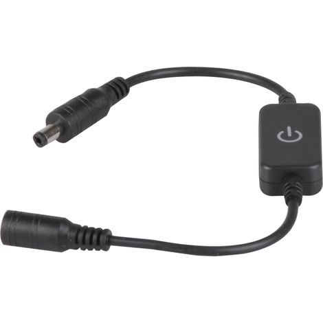 Interruttore touch dimmer LED mono nero 12-24V 2A IP20