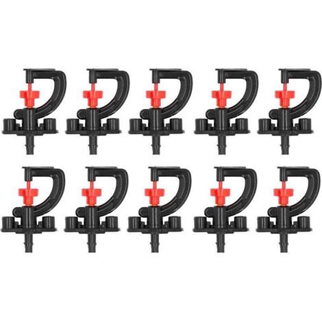 Kit 10x asperseur rotatif G avec support serre jardin (1/4)