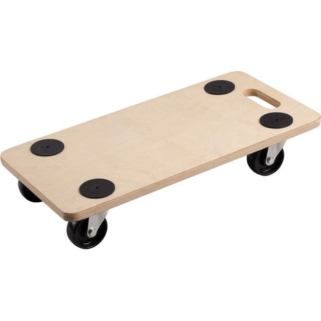 Metafranc Transportroller 590 x 290 mm - 200 kg Tragkraft - Sperrholz - PP-Räder (1/5)
