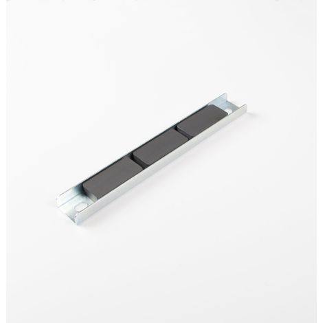 Magna-C Ferrit Flachleiste im verzinkten U-Profil 203,2x27x11,6mm (1/3)