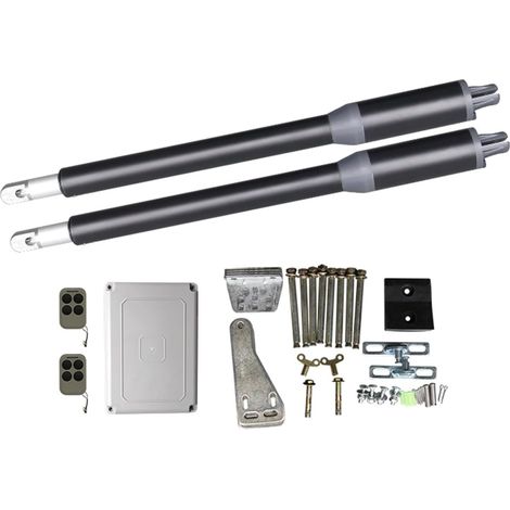 Kit d'ouvre-portes automatiques Contrôleur WiFi actionneur linéaire électrique 300kgs moteur système de moteur ouvre-porte pivotant automatique avec KIT à double bras épais pour accessoires de portail (1/5)
