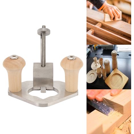 Petit Rabot à Main pour Bois avec Limiteur de Profondeur et Base Perforée - KZQ (1/5)