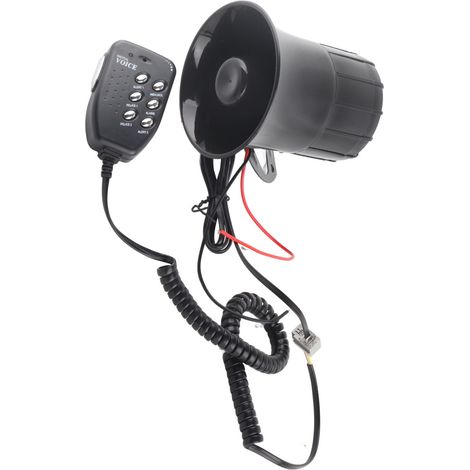 12V 50W 120dB 6-Ton-Notfallsirene, universell für PKW, LKW, Feuerwehrfahrzeug (1/5)