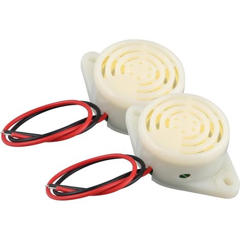 2 pezzi SFM-27 DC 3-24V 12MA Cicalino elettronico intermittente industriale
