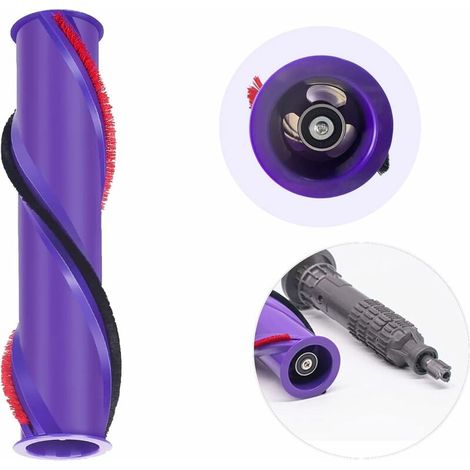 Roller Brush for Dyson V10 V8 Replacement Brush for Dyson V10 V8 Replacement Carpet Cleaning Brush for V10 V8 Triangle Motor Head (1/5)