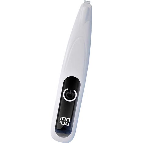 Recortadora Electrica Para Mascotas - Recargable USB - Luz LED - Resistente Al Agua IPX6 - Cuchilla De Ceramica - 3 Peines Incluidos - 1 Unidad (1/5)