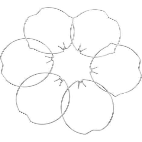 6 pièces Clips Ressorts pour Spot Encastré Accessoires Éclairage et Élastique Compatible Downlight et Spot LED Fixation pour Usage Résidentiel et Commercial [Classe énergétique A] (1/5)
