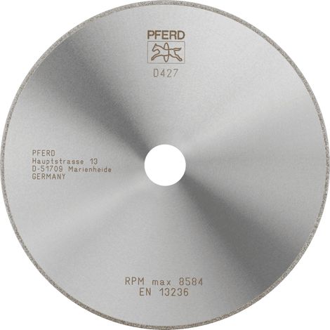 PFERD TOOLS Diamant-Trennscheibe D1A1R 178x2,0x22,23 mm D427 (grob) durchgängiger Belag für GFK/CFK