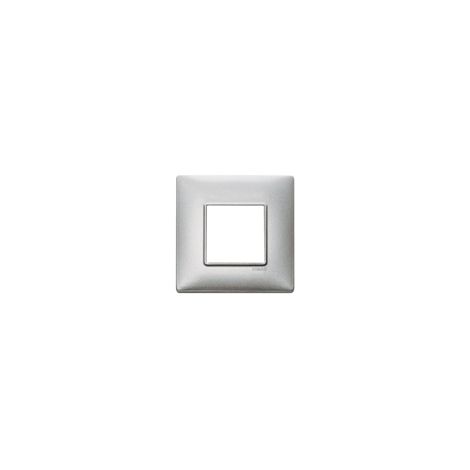 VIMAR - 14647.27 Placca 2M BS tecnopolimero Silver