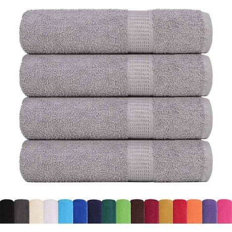 Essuie-mains FROGN 4 pcs gris 50x100 cm 360 g/m² (1/5)