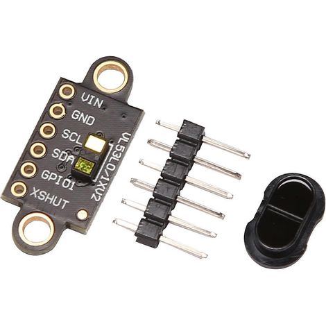 Module de capteur de temps de vol VL53L1X, 3 V-5 V, portée de 400 cm, carte d'extension f (1/4)