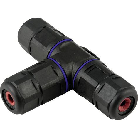 Heitronic 45609 wasserdichter Kabelverbinder Schwarz IP68 (1/5)