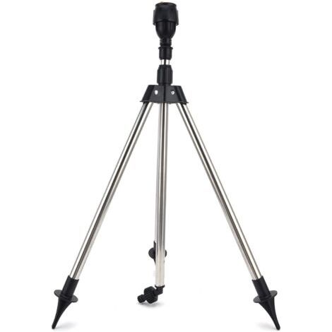 Arroseur de pelouse à hauteur réglable, arroseur avec raccord de tuyau 1/2 pouce Arroseur de pelouse rotatif à 360° pour grandes surfaces Arroseur d'eau automatique pour plantes dans le jardin (1/5)