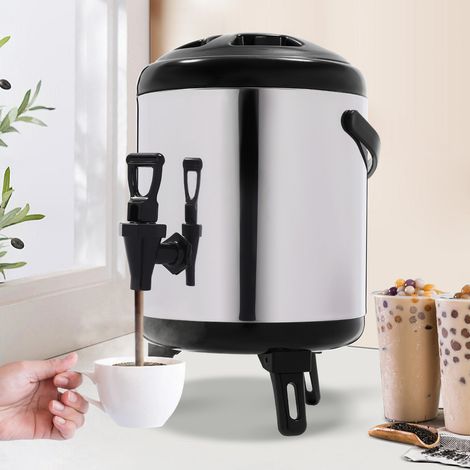 6L Insulated Beverage Hot & Cold Water Drink Dispenser With Tap Stainless Steel (1/5)