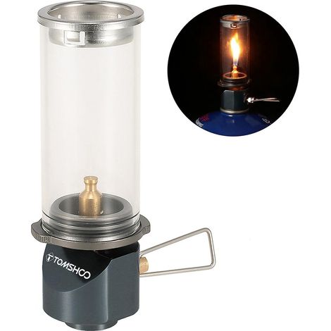 TOMSHOO Lampe à Gaz Butane pour Camping Extérieur Pique-Nique Pêche (1/5)