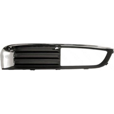 Grille de pare-choc avant droite noire et chromée avec trou anti-brouillard Opel Insignia A phase 1 2008-2013