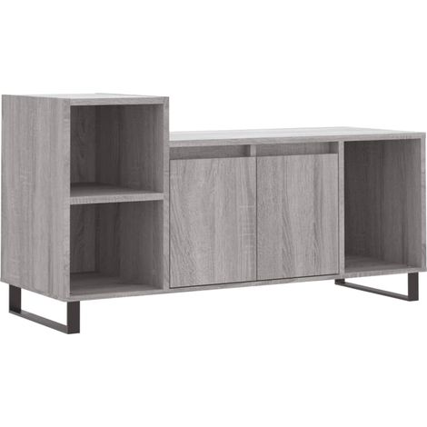 Mobile TV multimediale scaffale per televisione televisione buffet sala da pranzo soggiorno camera da letto sonoma 100 x 35 x 55 cm derivati del legno grigio 020028342