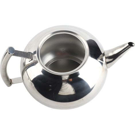 Théière en acier inoxydable 201 2L avec filtre infuseur amovible, cafetière bouilloire (1/5)