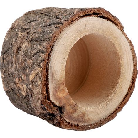 Bougeoir en bois, support, bougeoir, pot de fleurs décoratif (Moyen) (1/5)