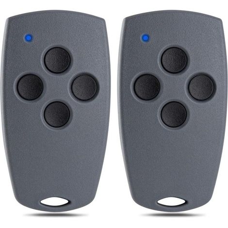 Lot de 2 émetteurs manuels de Rechange pour Marantec Digital 212-433 211-433 221-433 - Compatible avec Marantec d313 382 384 d302 d304 433 (1/5)