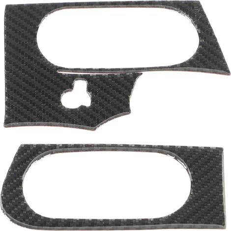 Autocollant intérieur de bouche d'aération latérale en fibre de carbone, garniture de sortie d'air, décalcomanie de remplacement pour Corvette C6 2005-2013 (1/5)