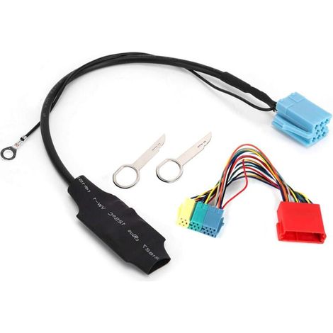 Adaptateur Bluetooth AUX, 20pin / 8pin Bluetooth 5.0 Connecteur Radio Autoradio Convient pour Remplacement pour A2 A3 8L 8P A4 B5 B6 B7 A6 A8 TT Chorus 2 Concert 1/2 Symphonie