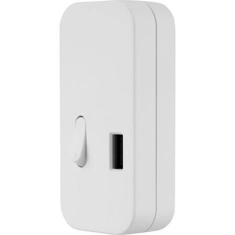 Interrupteur intermédiaire REV avec USB-A 0033050112, blanc