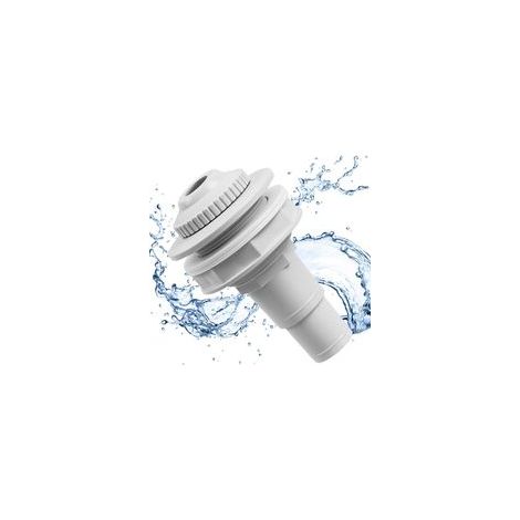 Buse d'entrée pour Piscine, buse de refoulement 32/38mm Buse D'impulsion pour Piscine Buse de Tuyau réglable Adaptateur de Tuyau de Piscine pour Drainage Piscine