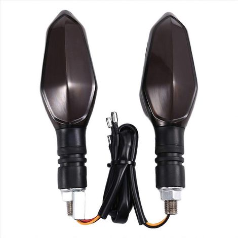paire de clignotants LED pour moto, mini lampe à projection lumineuse clignotante, feux de jour LED. (1/5)