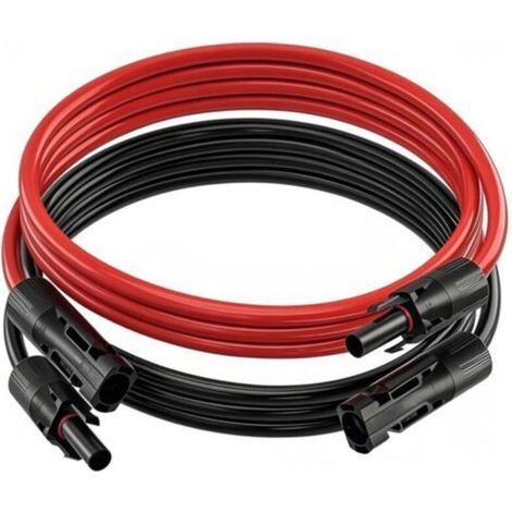Câble Solaire Photovoltaïque - LON® - Extension 4mm² 5m - Connecteur Étanche IP67 -114 (1/5)